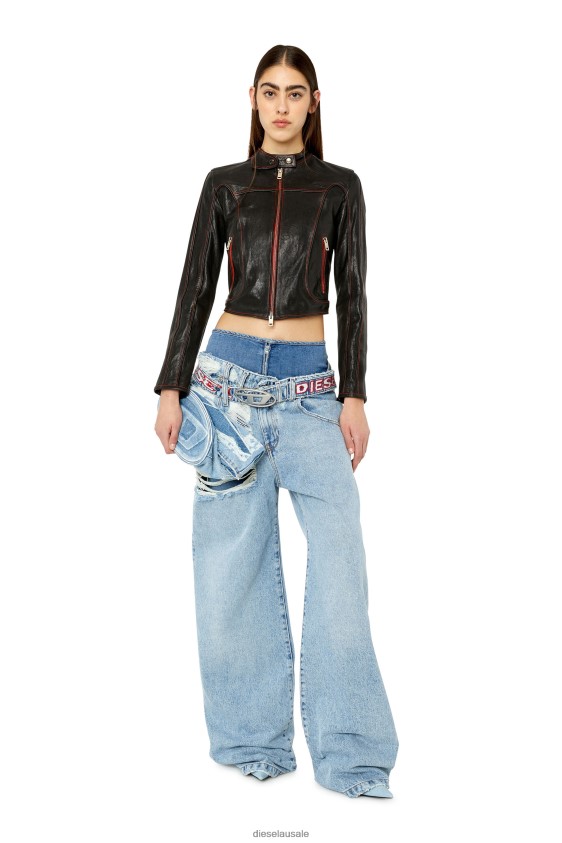 Diesel l-fox-a Apparel Black Women 2XT44N767