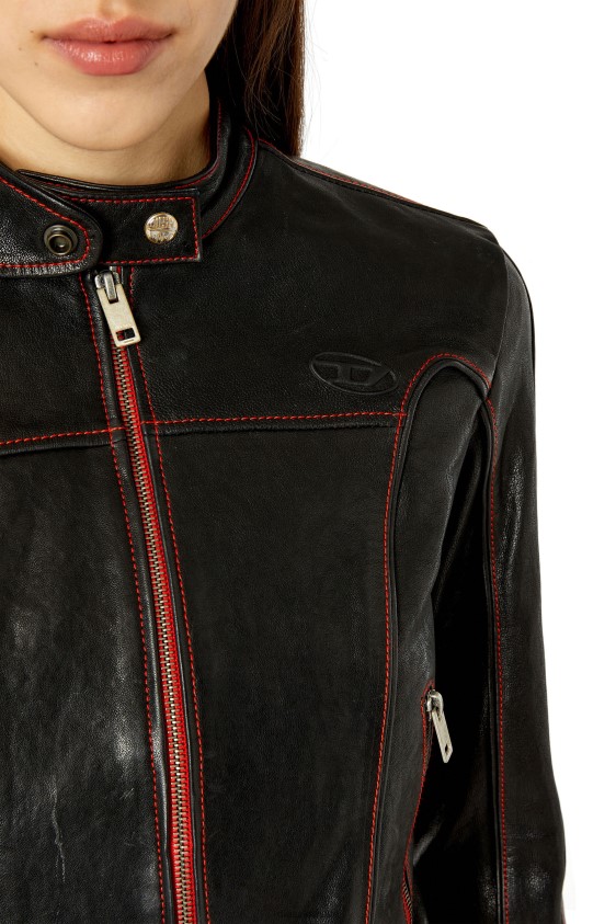 Diesel l-fox-a Apparel Black Women 2XT44N767