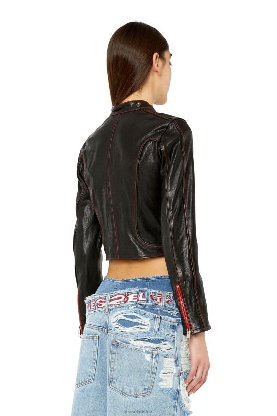 Diesel l-fox-a Apparel Black Women 2XT44N767