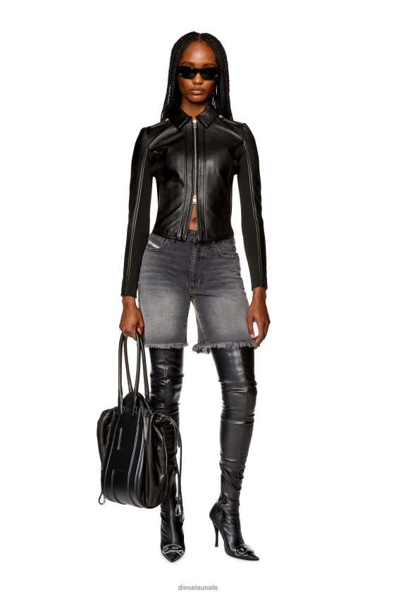 Diesel l-sask Apparel Black Women 2XT44N752