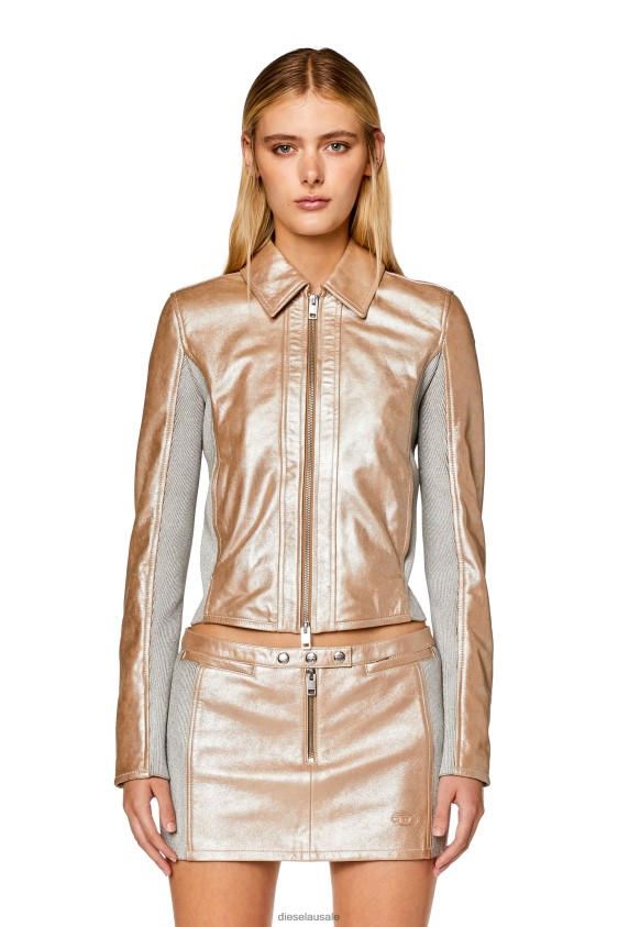 Diesel l-tafy-silver Apparel Grey/Pink Women 2XT44N756