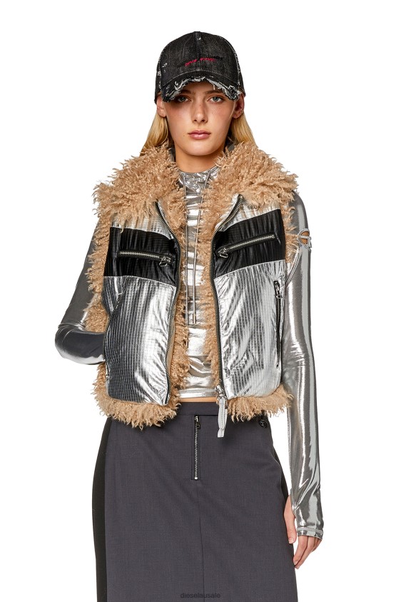 Diesel w-efia Apparel Silver Women 2XT44N754