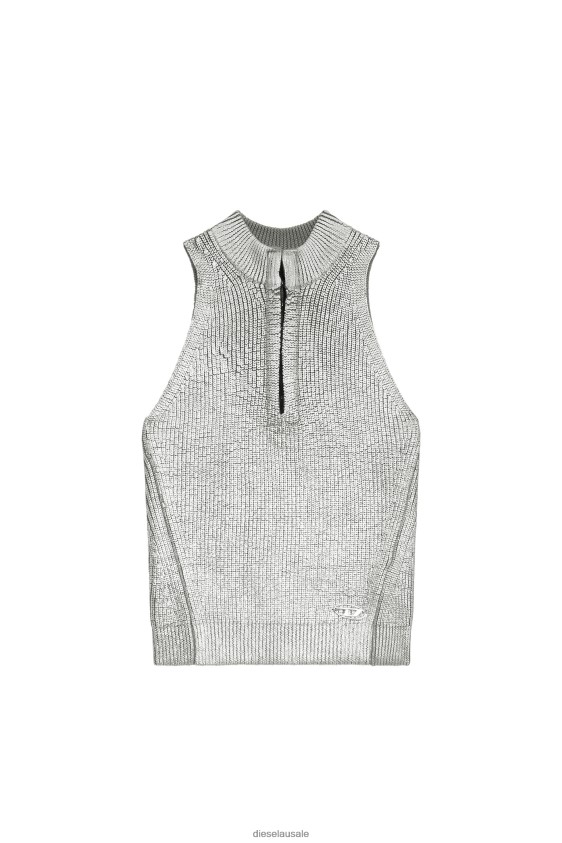 Diesel m-addalena Apparel Light Grey Women 2XT44N863