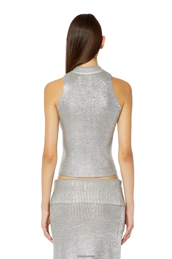 Diesel m-addalena Apparel Light Grey Women 2XT44N863