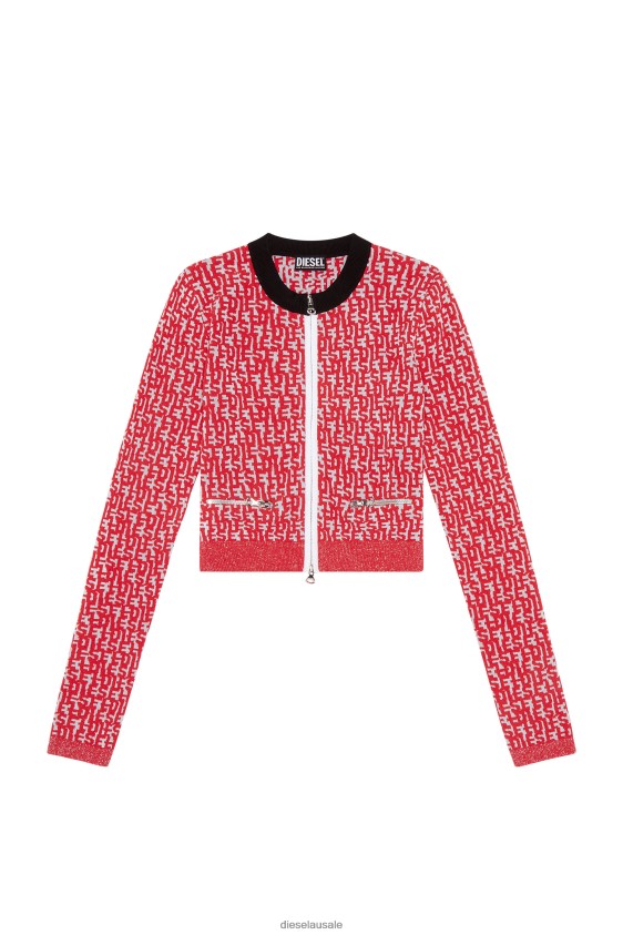 Diesel m-allorca Apparel Red/Grey Women 2XT44N877