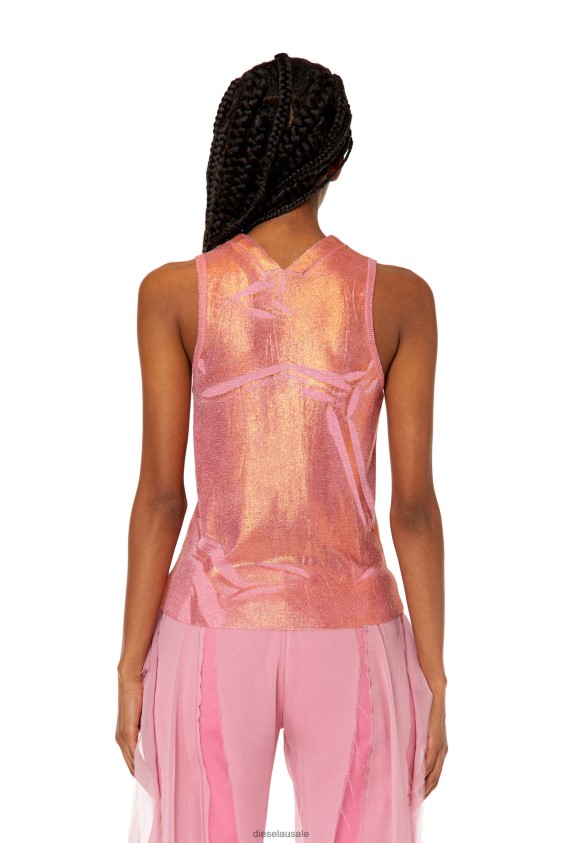 Diesel m-arcela Apparel Pink/Orange Women 2XT44N888