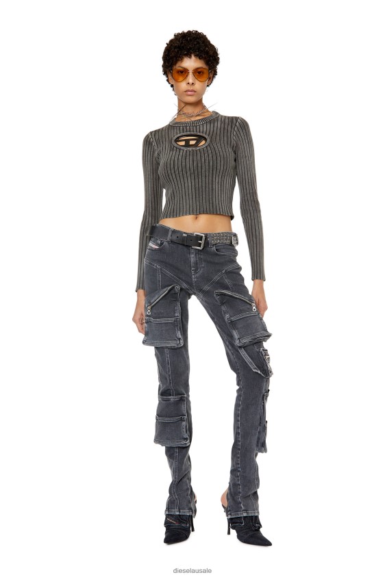 Diesel m-arjory Apparel Grey Women 2XT44N884