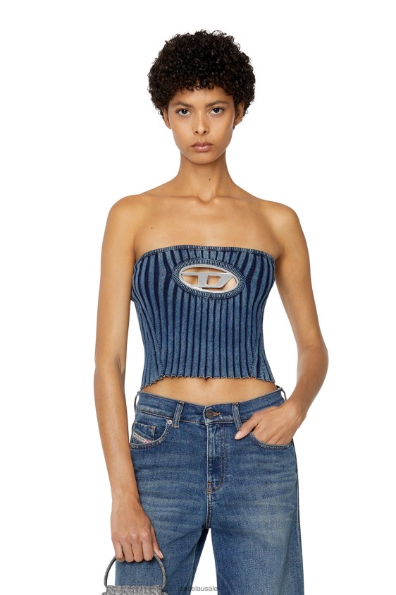 Diesel m-clarksville Apparel Blue Women 2XT44N857