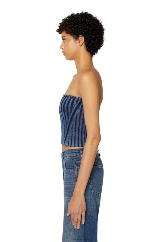 Diesel m-clarksville Apparel Blue Women 2XT44N857