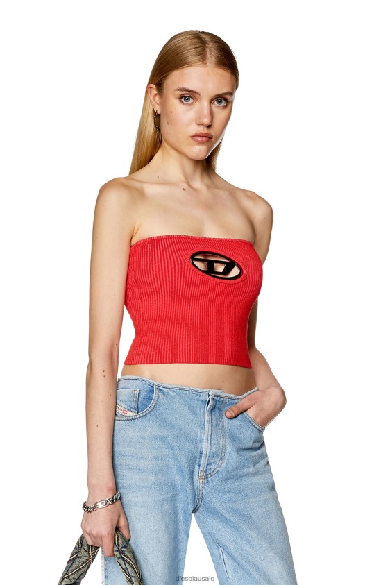 Diesel m-clarksville-a Apparel Red Women 2XT44N862