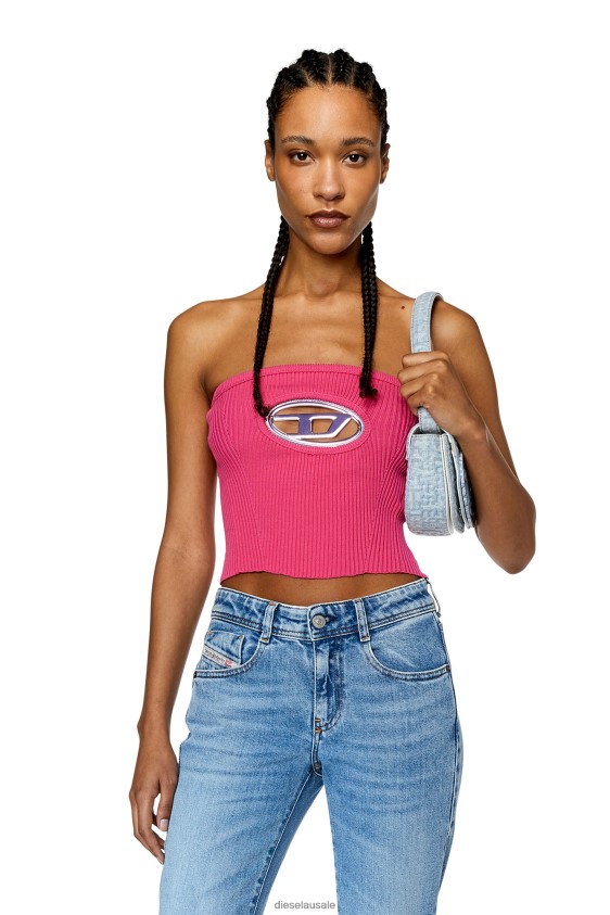 Diesel m-clarksville-b Apparel Hot pink Women 2XT44N865