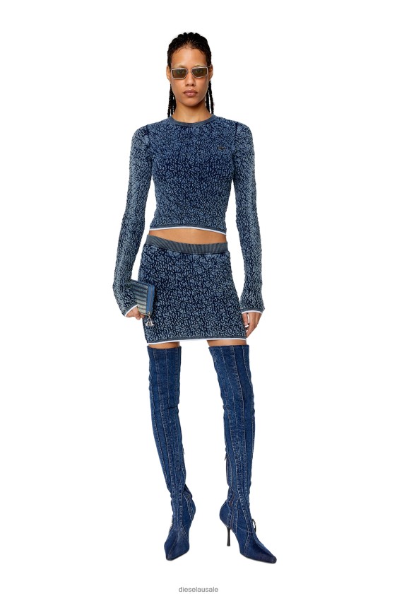 Diesel m-creta Apparel Blue Women 2XT44N873