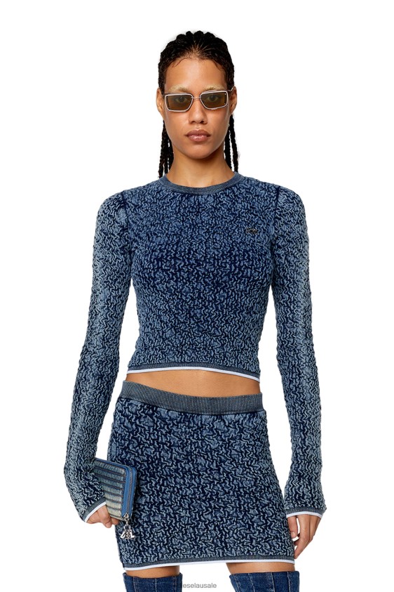 Diesel m-creta Apparel Blue Women 2XT44N873
