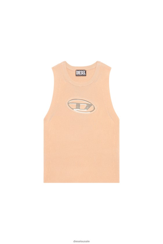 Diesel m-onerva-top Apparel Pink Women 2XT44N856