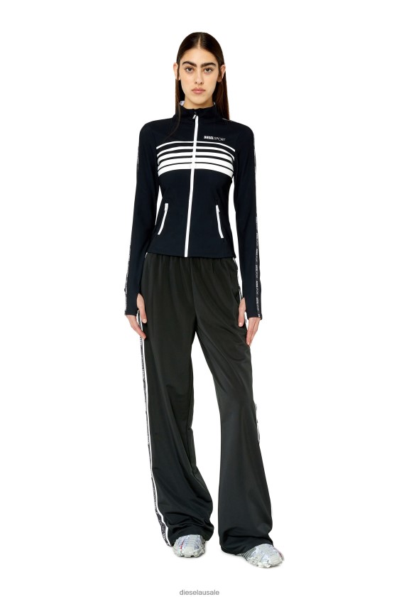 Diesel awsb-lodie-ht37 Apparel Black Women 2XT44N996