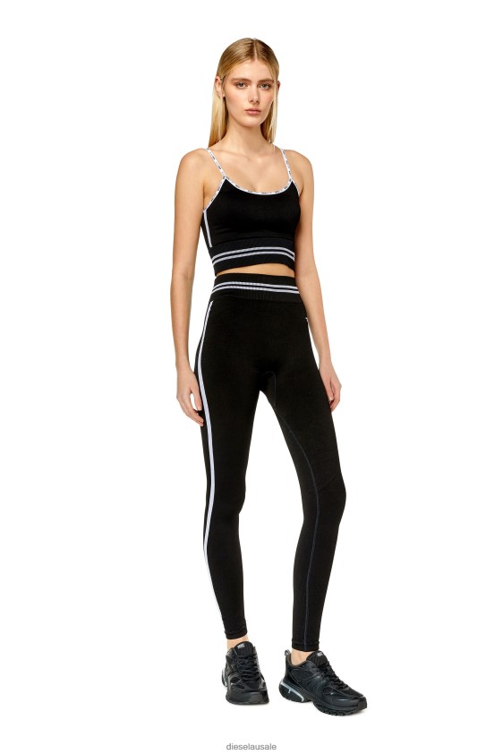 Diesel awsb-loyce-wt30 Apparel Black Women 2XT44N992
