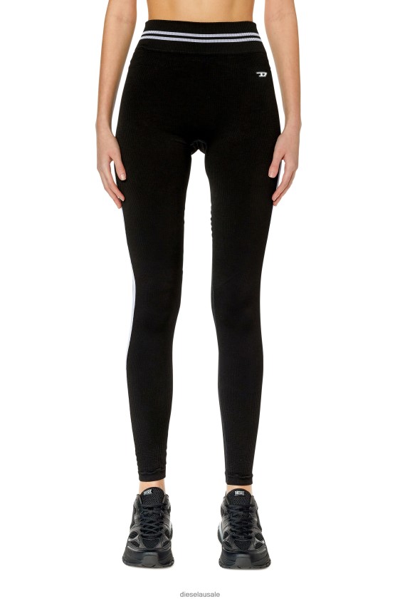 Diesel awsb-loyce-wt30 Apparel Black Women 2XT44N992