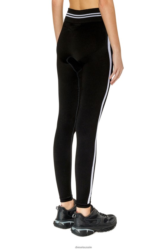 Diesel awsb-loyce-wt30 Apparel Black Women 2XT44N992