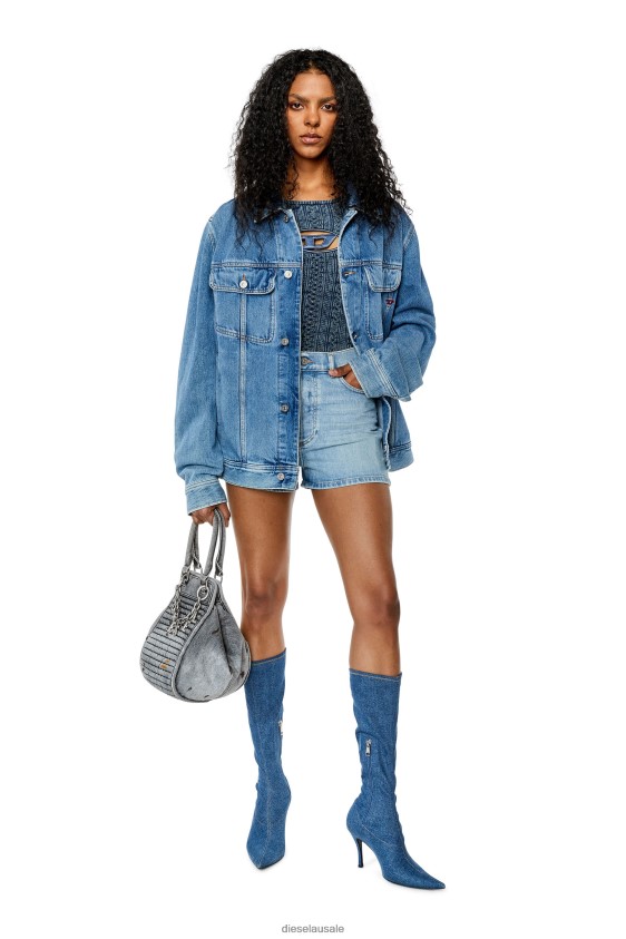 Diesel d-ger Apparel Light Blue Women 2XT44N979