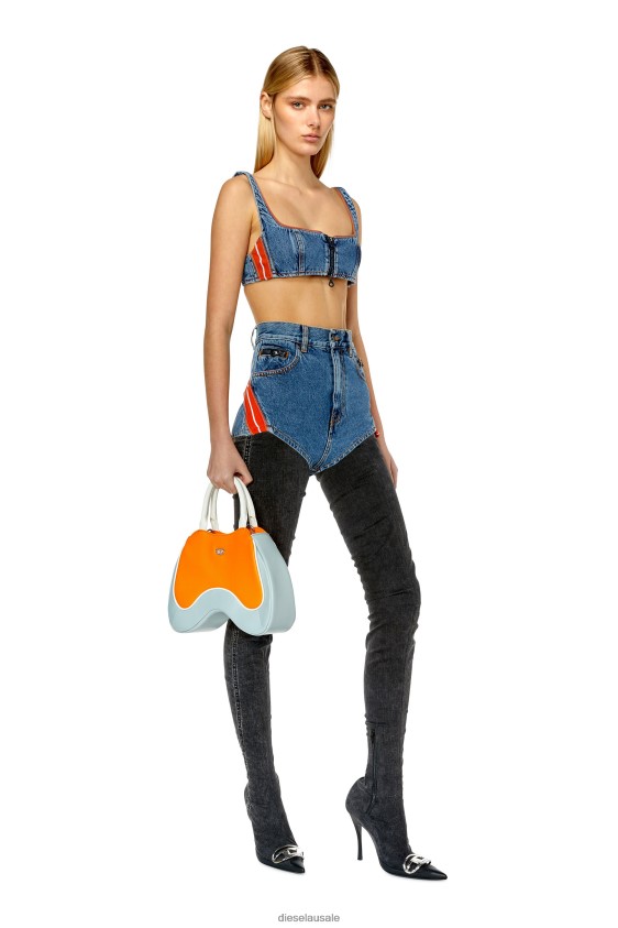 Diesel de-lunar-s Apparel Medium blue Women 2XT44N1002