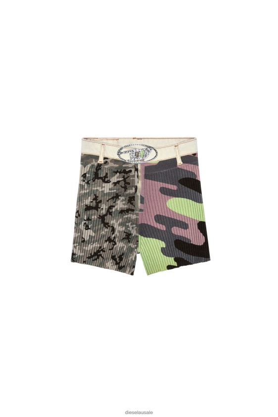 Diesel m-lancaster Apparel Grey/Green Women 2XT44N971