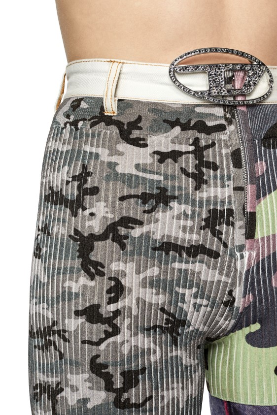 Diesel m-lancaster Apparel Grey/Green Women 2XT44N971