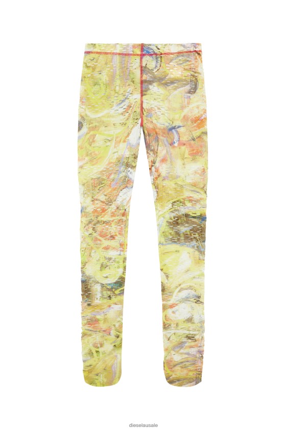 Diesel p-koll-g1 Apparel White/Yellow Women 2XT44N1008