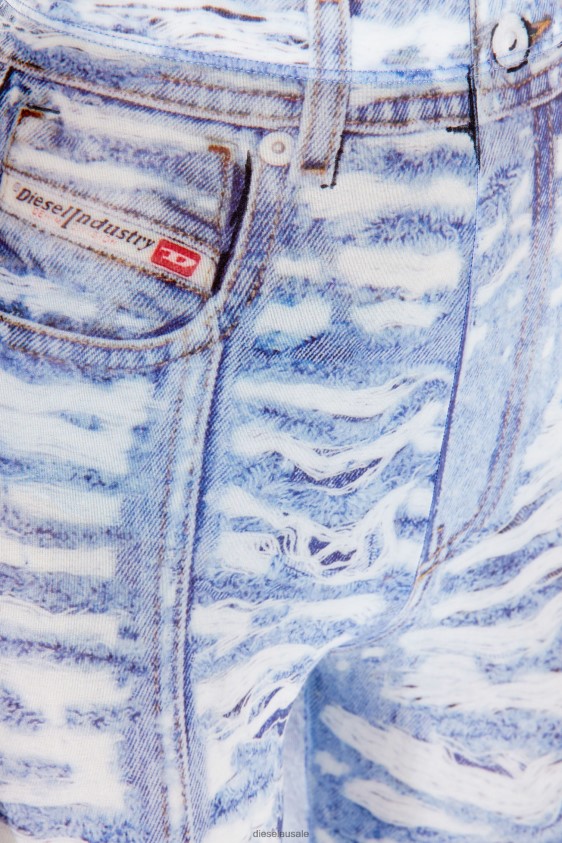 Diesel p-koll-h3 Apparel Light Blue Women 2XT44N1006