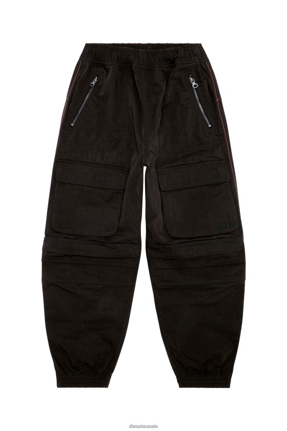 Diesel p-mirt Apparel Black Women 2XT44N981