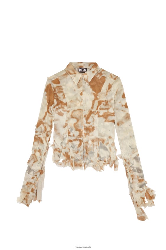 Diesel c-dericia Apparel Beige Women 2XT44N964