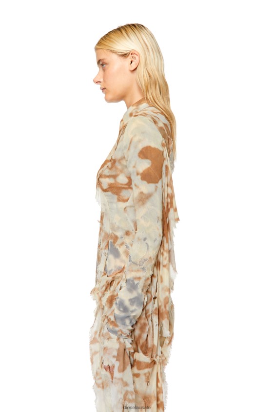 Diesel c-dericia Apparel Beige Women 2XT44N964