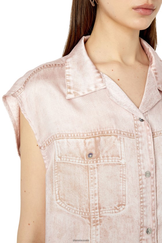 Diesel c-mohja Apparel Pink Women 2XT44N965