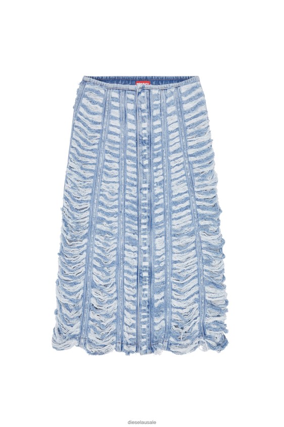 Diesel de-ghil-fsc Apparel Light Blue Women 2XT44N1042