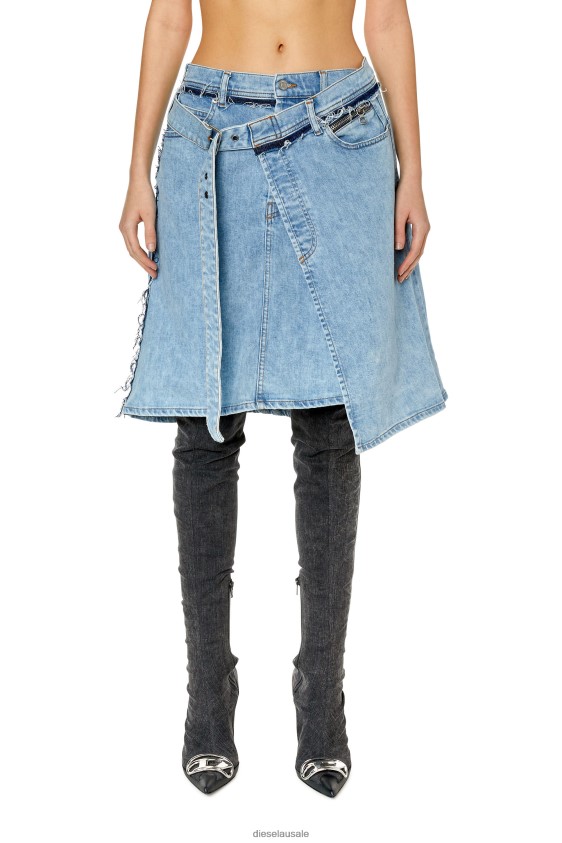 Diesel de-pendence-mid Apparel Light Blue Women 2XT44N1026