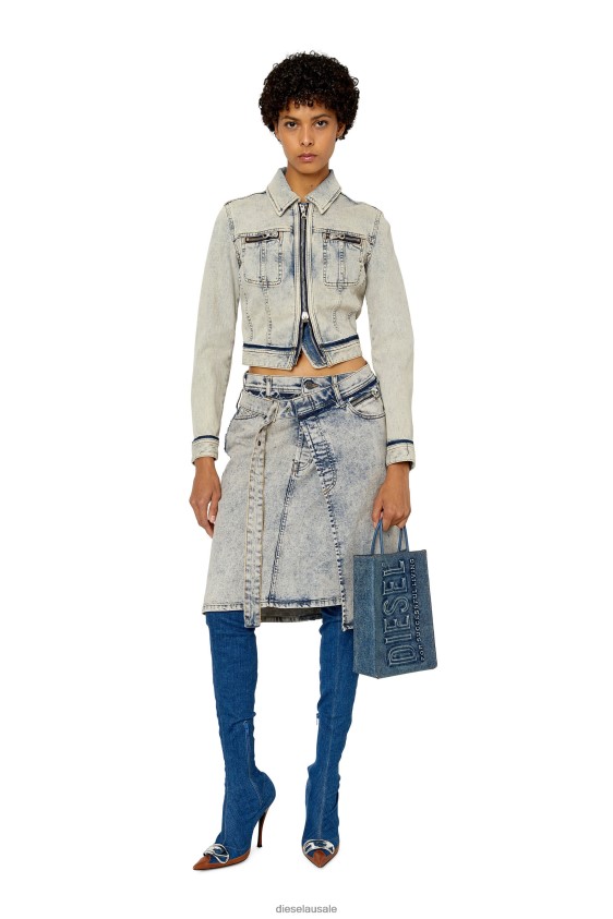Diesel de-pendence-mid Apparel Light Blue Women 2XT44N1038