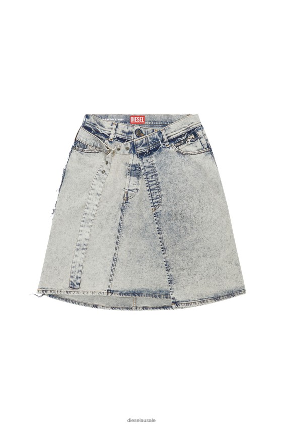 Diesel de-pendence-mid Apparel Light Blue Women 2XT44N1038