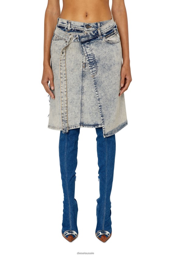 Diesel de-pendence-mid Apparel Light Blue Women 2XT44N1038