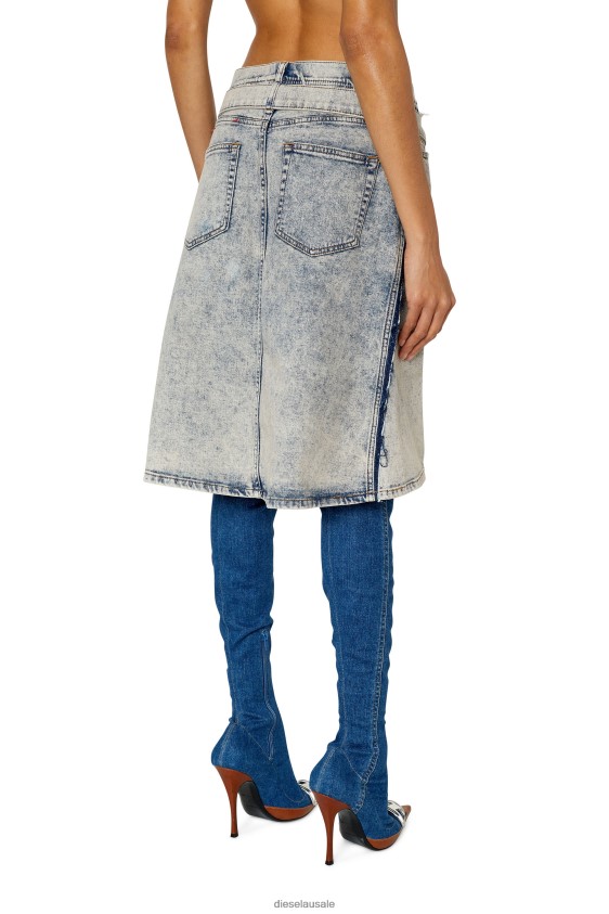 Diesel de-pendence-mid Apparel Light Blue Women 2XT44N1038