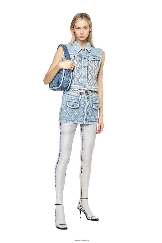 Diesel de-ron-fs1 Apparel Light Blue Women 2XT44N1011