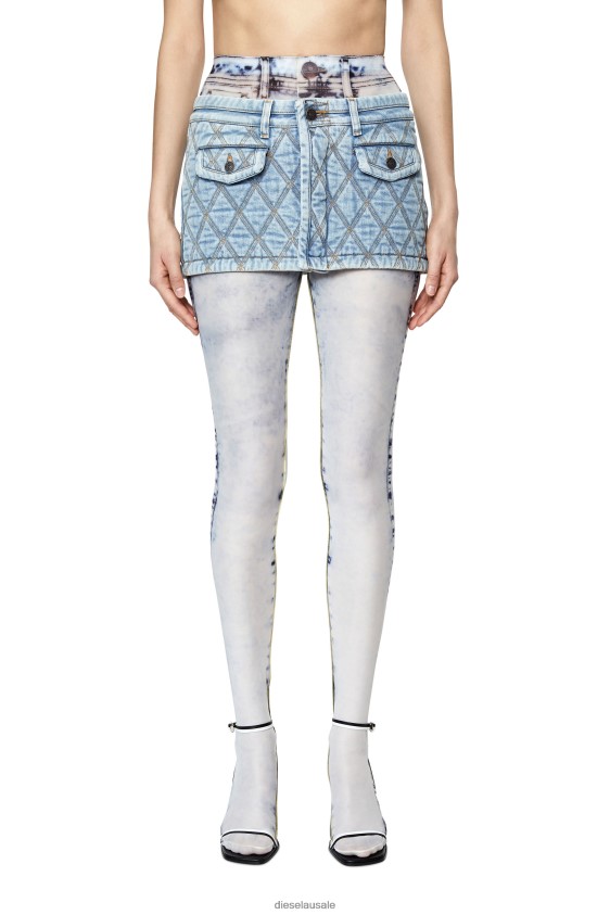 Diesel de-ron-fs1 Apparel Light Blue Women 2XT44N1011