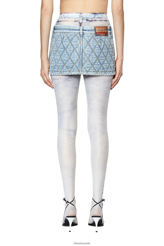 Diesel de-ron-fs1 Apparel Light Blue Women 2XT44N1011