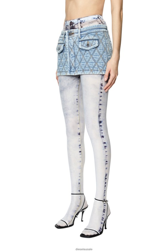 Diesel de-ron-fs1 Apparel Light Blue Women 2XT44N1011