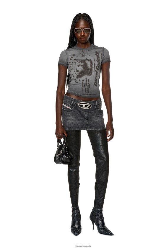 Diesel de-ron-s2 Apparel Black Women 2XT44N1013