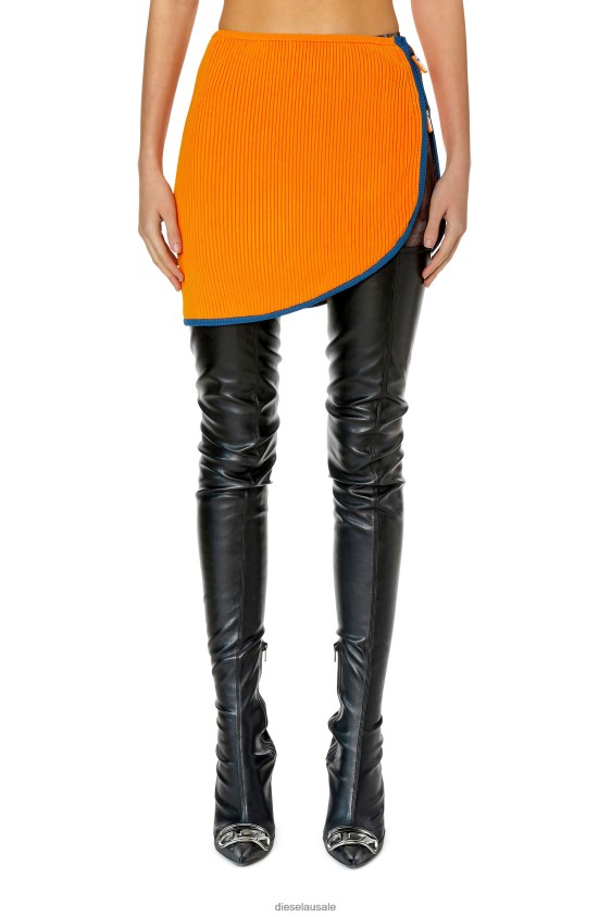 Diesel m-onalisa Apparel Orange Women 2XT44N1034