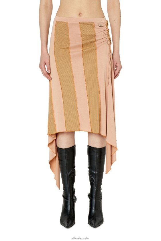 Diesel o-lind Apparel Pink/Brown Women 2XT44N1036