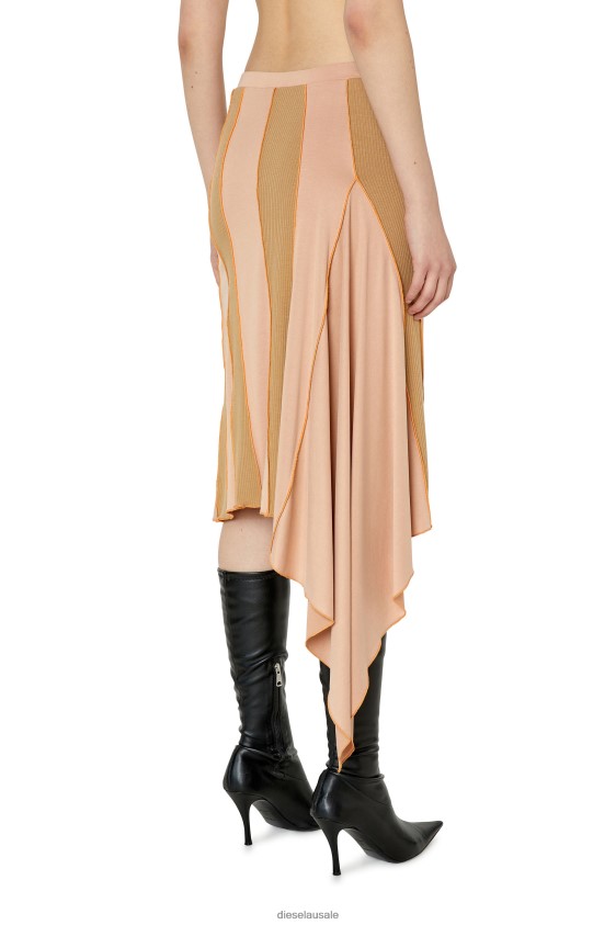 Diesel o-lind Apparel Pink/Brown Women 2XT44N1036