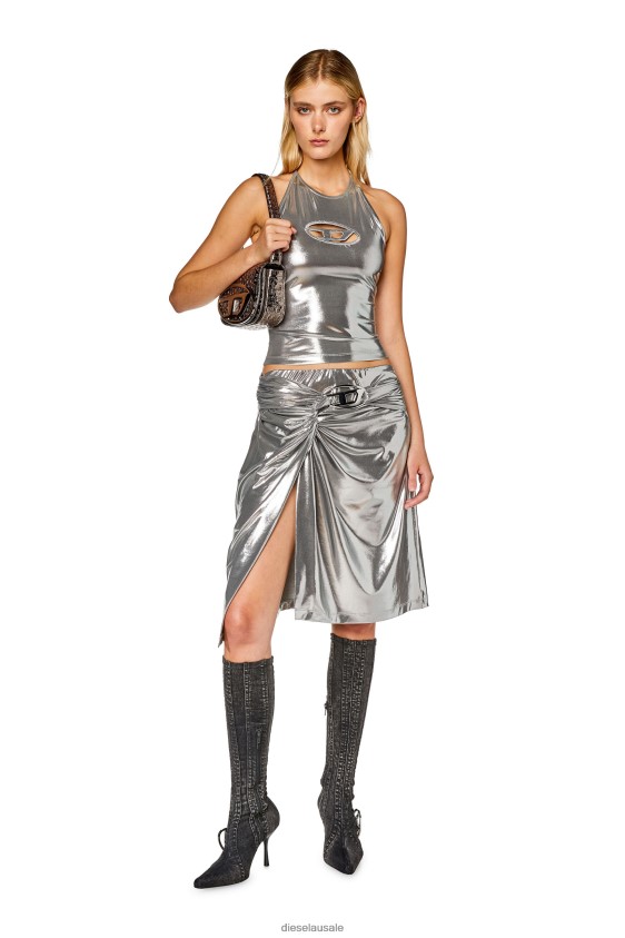Diesel o-melt Apparel Silver Women 2XT44N1016