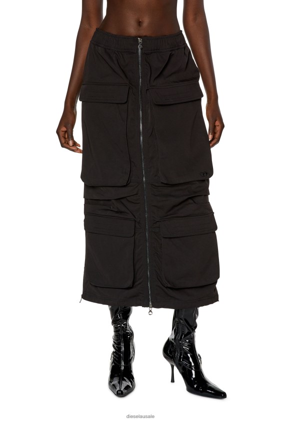 Diesel o-mirt Apparel Black Women 2XT44N1023