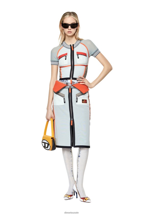 Diesel o-rallier Apparel Orange/White Women 2XT44N1012
