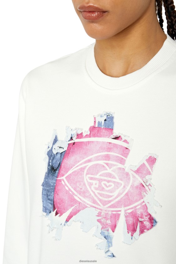 Diesel f-reggoff Apparel White Women 2XT44N908